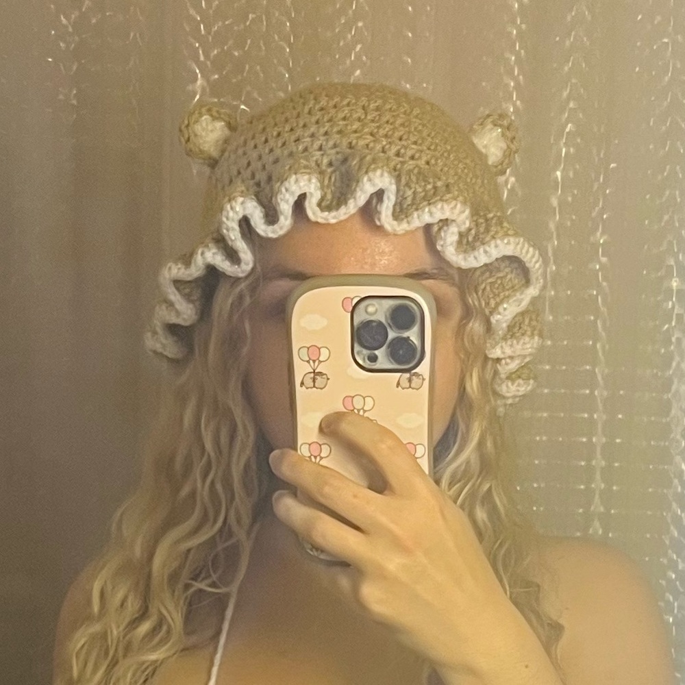 Handmade Crochet Bear Hat